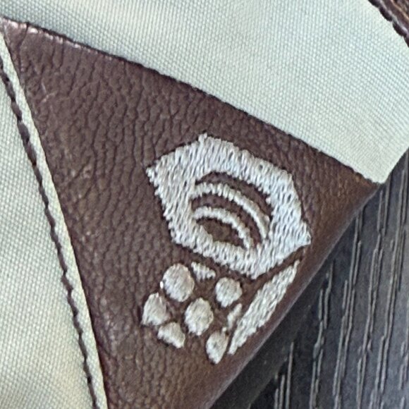 Mountain Hardwear Snojo Glove Men's Large Winter Nylon Leather Green Black New - Picture 4 of 8